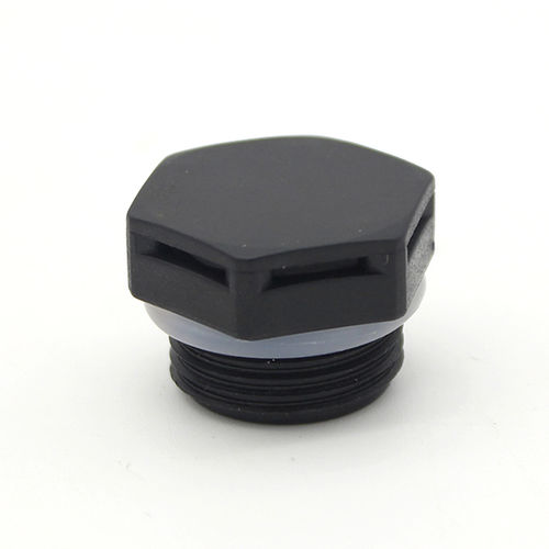 Bouchon d'évent - JX-M-NVP series - YUEQING JIXIANG CONNECTOR CO., LTD - hexagonal / fileté / en nylon
