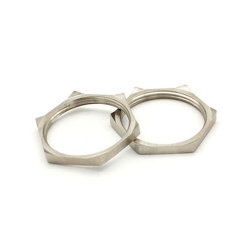 Contre-écrou hexagonal - JX-M-MLE - YUEQING JIXIANG CONNECTOR CO., LTD - autofreiné / en laiton nickelé / en acier inoxydable