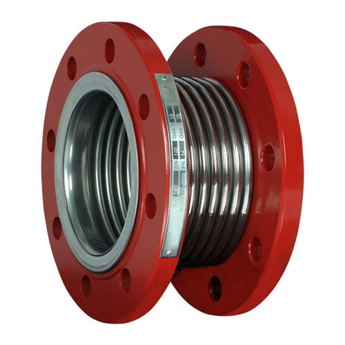 Compensateur de dilatation axial - Totalien Endustriyel Urunler Sanayi limited Sirketi - en métal / rond / à bride