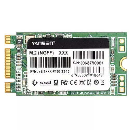 SSD SATA III - YSITXXX-P130 2242 - KingSpec - interne / M.2 / industriel
