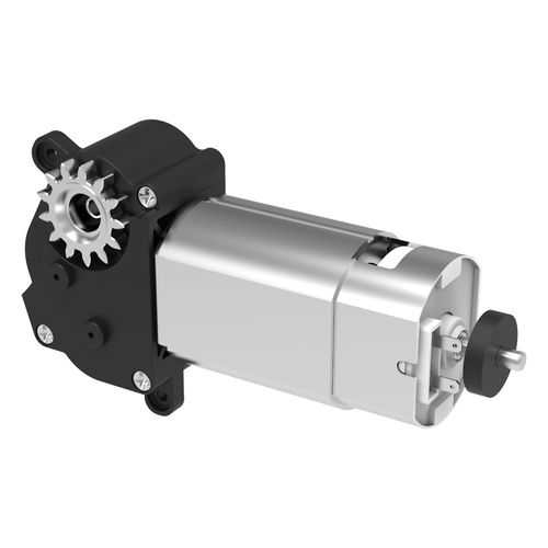Micro-motoréducteur électrique pour porte coulissante - Shenzhen ZhaoWei Machinery  &  Electronics Co., Lt - DC / à vis sans fin / orthogonal