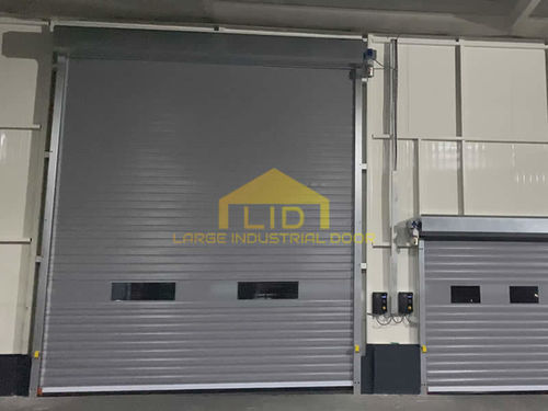 Porte PVC - HSR200 - Large Industrial Door Co., LTD - pour chambre froide / pour l'intérieur / industrielle