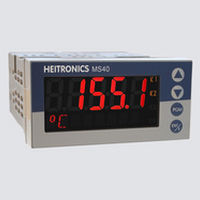 Indicateur de température - MS40 - Heitronics - à 7 segments / programmable / RS-232