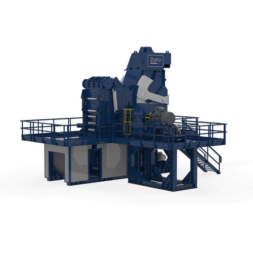 Broyeur pour métaux - Blue Shark CS  - ZATO srl Unipersonale - à marteaux / horizontal / robuste