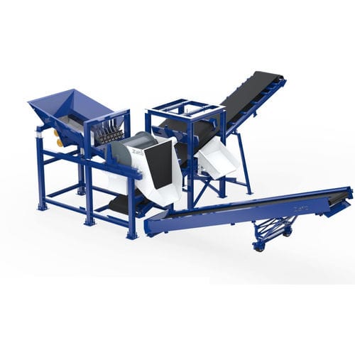 Crible pour chantier de construction - BLUE SORTER 20 - ZATO srl Unipersonale - vibrant / à tambour / pour déchets