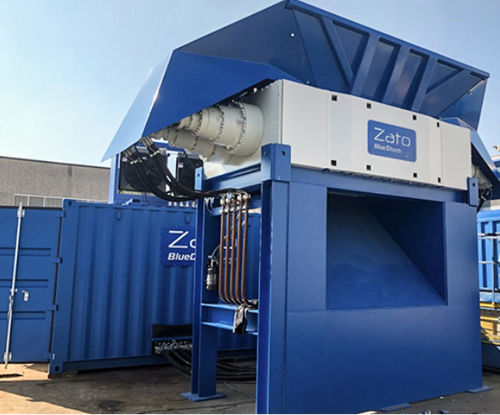 Déchiqueteur primaire - BLUE STORM GF1000 - ZATO srl Unipersonale - à 2 arbres / pour le bois / métal