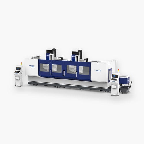 Centre d'usinage 3 axes - PA4900S-2W  - PONC CNC - vertical / pour aluminium / BT 30