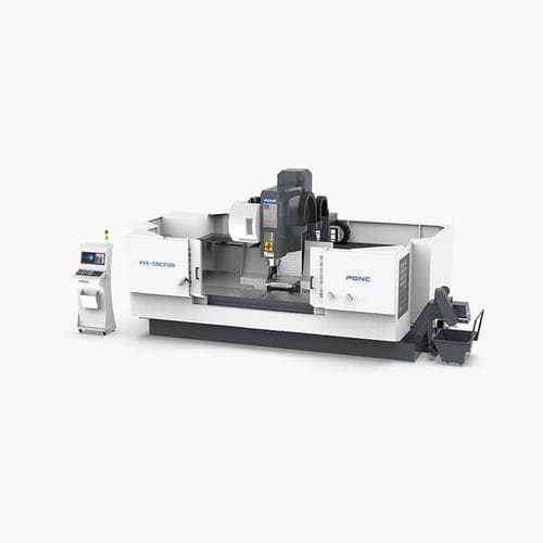 Centre d'usinage 3 axes - PYE - PONC CNC - vertical / pour acier / pour cuivre