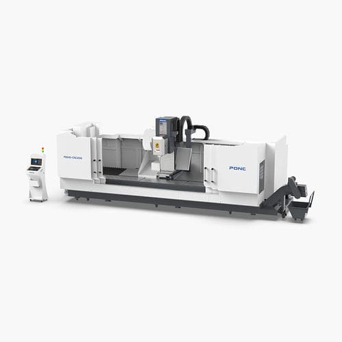 Centre d'usinage pour profilés 4 axes - PDE4D  - PONC CNC - vertical / pour acier / pour aluminium