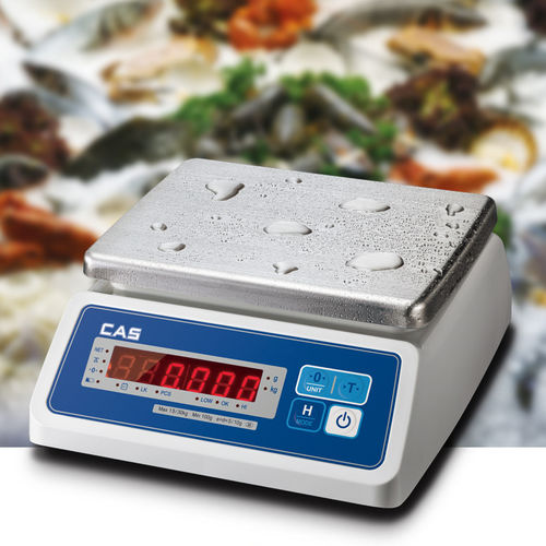 Balance avec afficheur LCD - SWII-W series - CAS - avec afficheur à LED / étanche / industrielle