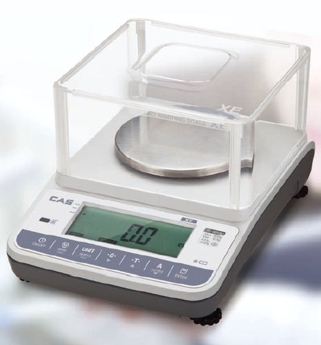 Microbalance de laboratoire - XE series - CAS - avec afficheur LCD / compacte / de précision