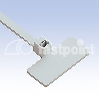Collier de câblage en plastique - 2435AA00 - Fastpoint Srl - avec porte-étiquette