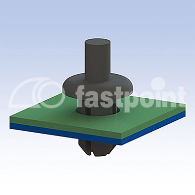 Rivet à tête bombée - 9 series - Fastpoint Srl - en plastique