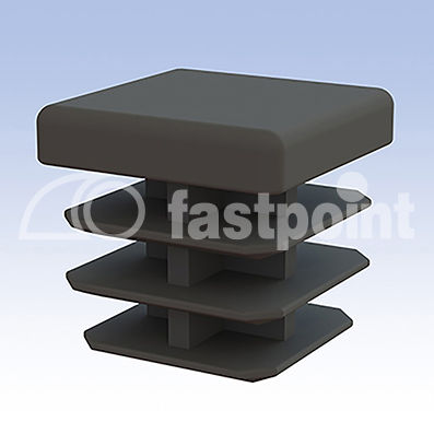 Bouchon carré - 3 series - Fastpoint Srl - fileté / en polyéthylène basse densité (PEBD) / pour tubes