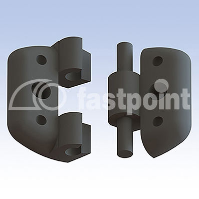 Charnière plate - 3574AA01QS - Fastpoint Srl - en PA / 180°