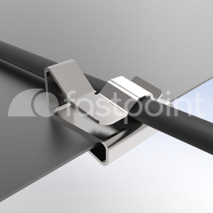 Clip de câbles - 158MD90 series - Fastpoint Srl - en inox / de fixation / en U