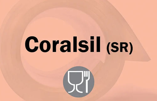 Feuille en caoutchouc en silicone - CORALSIL (SR) - Trelleborg Sheeting and Matting - de qualité alimentaire / pour températures élevées / résistant à l'huile
