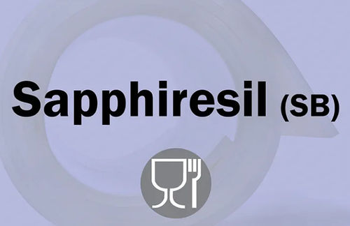 Feuille en caoutchouc en silicone - SAPPHIRESIL (SB) - Trelleborg Sheeting and Matting - de qualité alimentaire / pour températures élevées / résistant à l'huile
