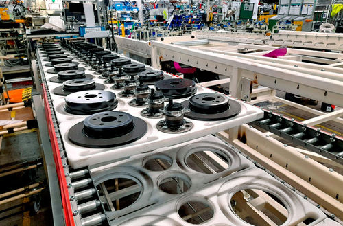 Convoyeur à chaînes - Coutier Industrie - horizontal / de manutention / de transfert