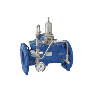 Vanne de maintien de pression - HM-SP - Tecnidro - à membrane / à commande assistée / pour l'eau