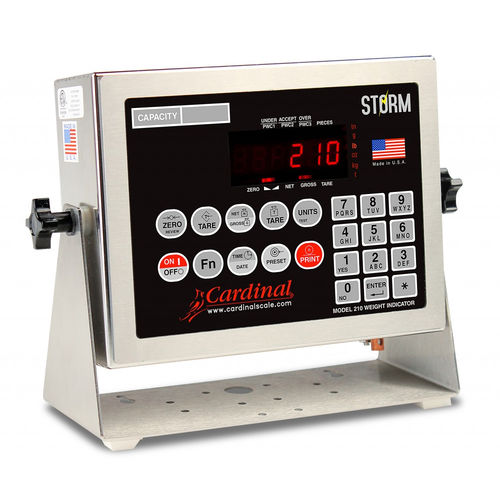 Indicateur de pesage numérique - Cardinal 210 - AWM Ltd - affichage à LED / benchtop / IP66