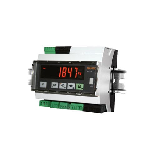 Indicateur de pesage sur rail DIN - Baykon BX18 - AWM Ltd - numérique / affichage à LED / programmable