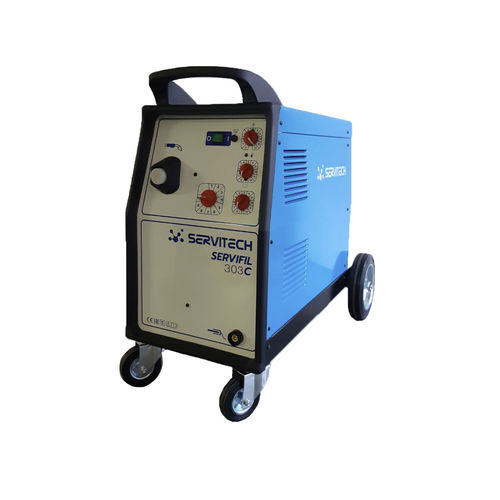 Poste à souder MIG-MAG - Servifil 303C - SERVITECH GROUP - triphasé / portable / entraînement du fil à 4 galets