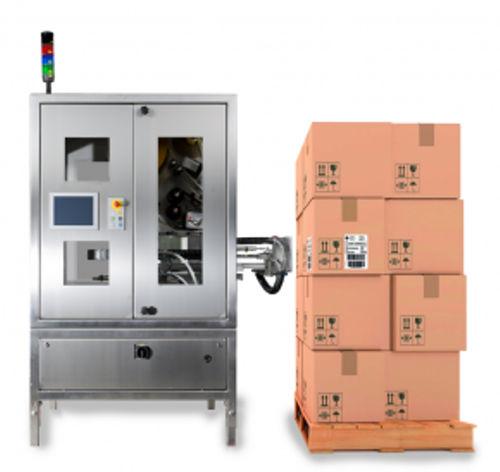 Étiqueteuse automatique - Logomatic 850 One stop - LOGOPAK FRANCE - de palettes / pour applications sur le côté / compacte