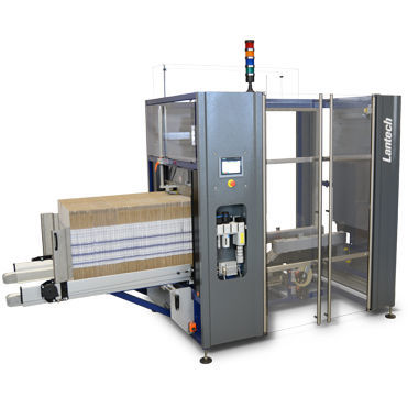 Formeuse de caisses automatique - CI-2000 - LANTECH - colle thermofusible / ruban adhésif / de grande cadence