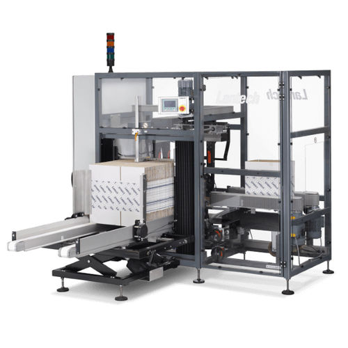 Formeuse de caisses automatique - C-1000 - LANTECH - ruban adhésif / colle thermofusible
