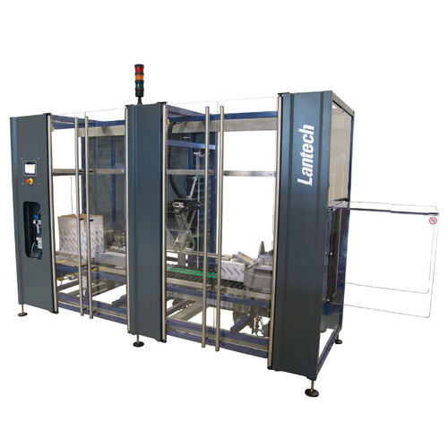 Fermeuse de caisses en carton à double rabats - CS-Random - LANTECH - colle thermofusible / automatique