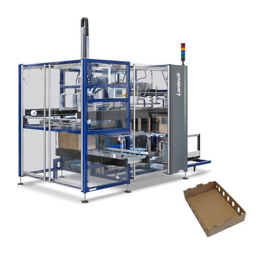 Barquetteuse automatique - TE-C - LANTECH - à grande vitesse / de cartons