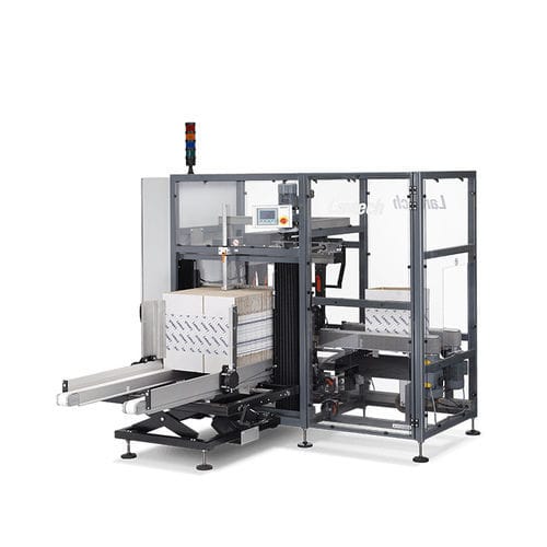 Formeuse de caisses automatique - C-2000 - LANTECH - colle thermofusible / ruban adhésif
