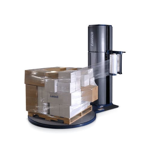 Banderoleuse à plateau tournant - Q250 - LANTECH - semi-automatique / pour carton / de palettes