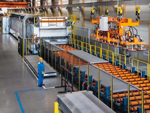 Four à rouleaux - HICON  - EBNER - de traitement thermique / continu / pour aluminium