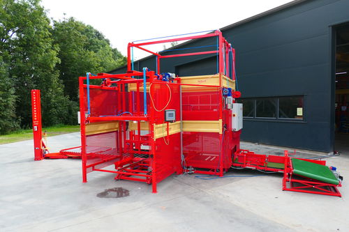 Palettiseur avec empileuse - WIBO 8 TPV - Kloppenburg Machinebouw - de sacs / de palettes / automatique