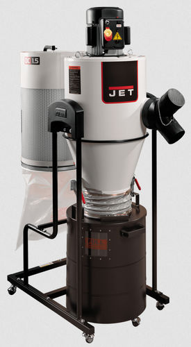 Dépoussiéreur à cyclone - JCDC-1.5 - WMH Tool Group - décolmatage mécanique / mobile / pour poussière de bois