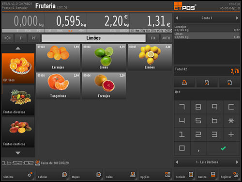 Logiciel de gestion - ETPOS - Balancas Marques Jose Pimenta Marques Lda. - de commande / pour commerce