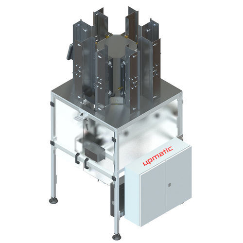Distributeur de plateaux - 606 series - Bernhard Upmann Verpackungsmaschinen GmbH & Co. KG - totalement automatique / en acier inoxydable