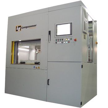 Presse hydraulique - 30T - Langzauner - de formage RTM / pour matériaux composites / de laboratoire