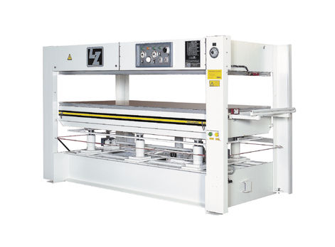 Presse hydraulique - LZT series - Langzauner - à placage / à piston ascendant / à piston descendant