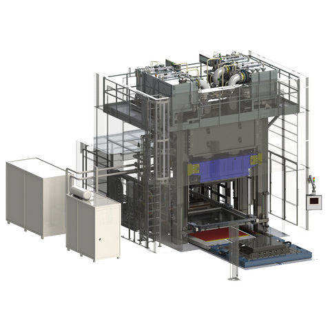 Presse servo-hydraulique - 1600t - Langzauner - pour le moulage / pour matériaux composites / à piston descendant