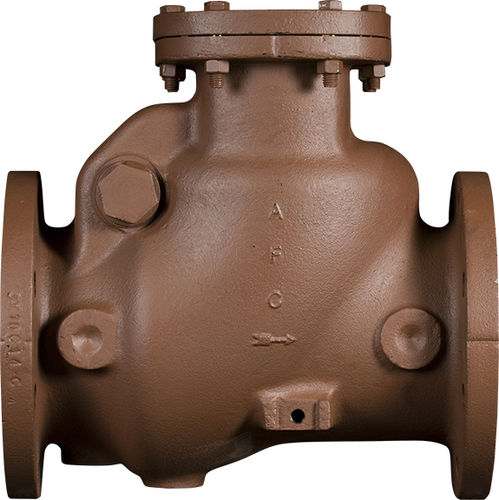 Clapet anti-retour à battant - 52-SC series - American Flow Control - pour eau / d'évacuation / en bronze