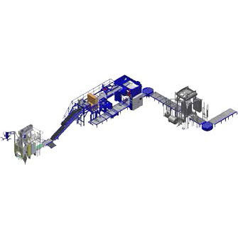 Ligne de conditionnement d'ensachage - Ehcolo A/S - pour granules