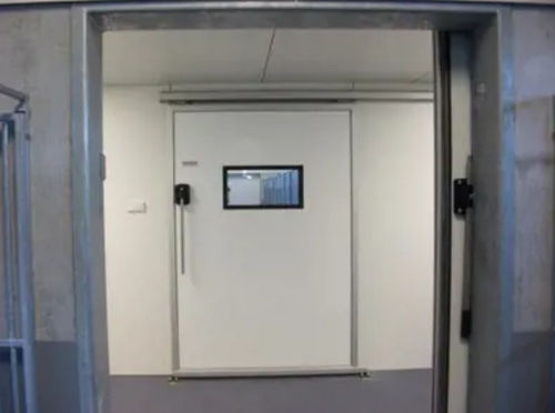 Porte en acier inoxydable - BSD-0804  - Salco Industrial Doors - en caoutchouc / pour l'intérieur / design
