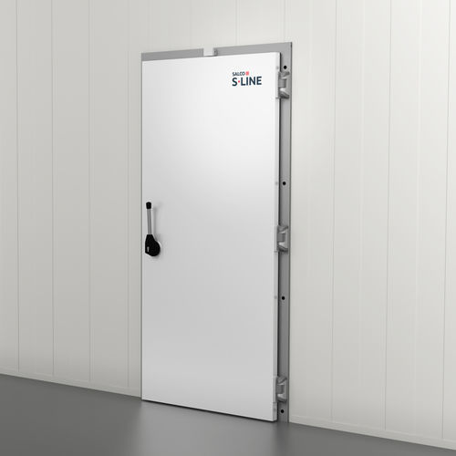 Porte avec charnière - VD-1810 - Salco Industrial Doors - en aluminium / en caoutchouc / pour l'intérieur