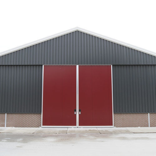 Porte coulissante - PD-1480/1412 - Salco Industrial Doors - à enroulement / en acier / en aluminium