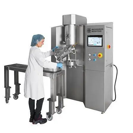 Sécheur à lit fluidisé - LFB mini - AMANDUS KAHL - batch / de laboratoire / de revêtement