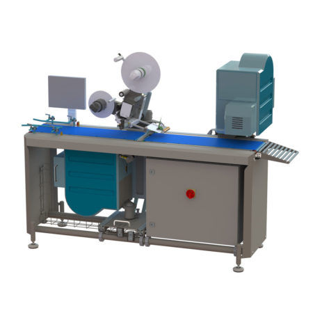 Étiqueteuse automatique - GLM-B-S series - TopControl GmbH - pour applications sur le dessus / pour application sur le dessous / pour l'industrie agroalimentaire