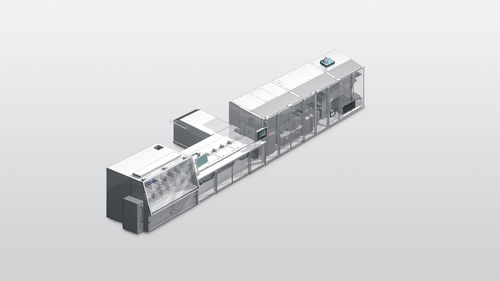 Remplisseuse operculeuse automatique - HSP - HOEFLIGER - de fûts / de poudre / pour produits pharmaceutiques